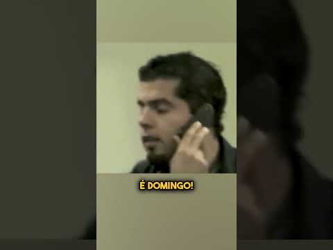 Ele dormiu no trabalho e achou que era domingo 😂 #shorts