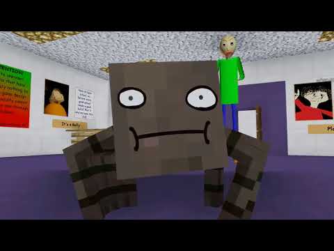 Monster School : BALDI'S BASICS CHALLENGE - Minecraft Animation