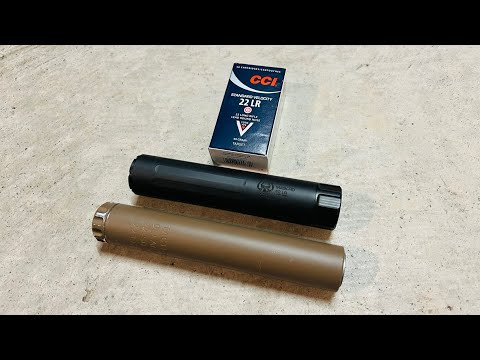 Cheap vs Expensive 22lr Suppressors - What do you get for your money? TM 22-SD vs Dead Air Mask HD