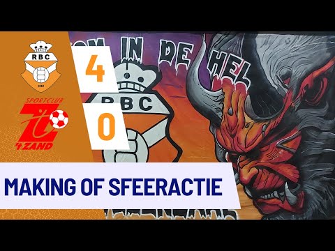 Wauw🤩 | Making of tifo-actie | Welkom in de hel! | Pyro | VoltaSide | RBC | Voetbal | Sfeeractie