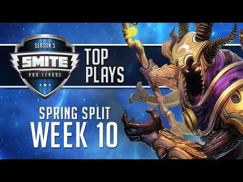 SMITE Pro League 2016 - Week 10 Top Plays (Spring Split)