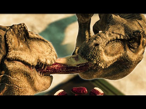 BEST 15 Feeding Animations between Dino | Jurassic World Evolution 2