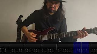 LACUNA COIL - Reckless - Guitar cover - lesson - tutorial with tabs