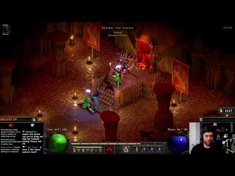 Diablo 2 - HELL HARDCORE GUIDED PLAYTHROUGH !guides !giftcard