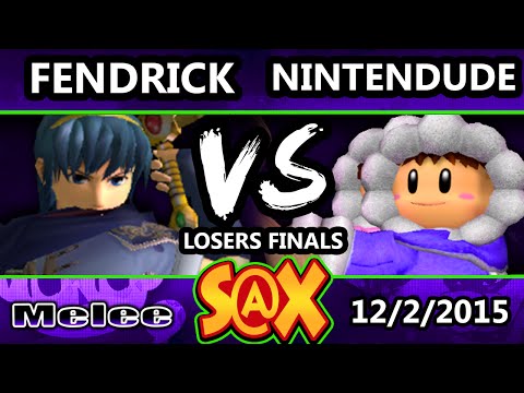 S@X 126 - Fendrick Lamar (Marth) Vs. SPY | Nintendude (Ice Climbers) SSBM LF - sMash Melee
