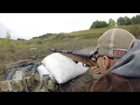 Suppressed SKS Shooting / Стрельба из СКС с саундмодератором
