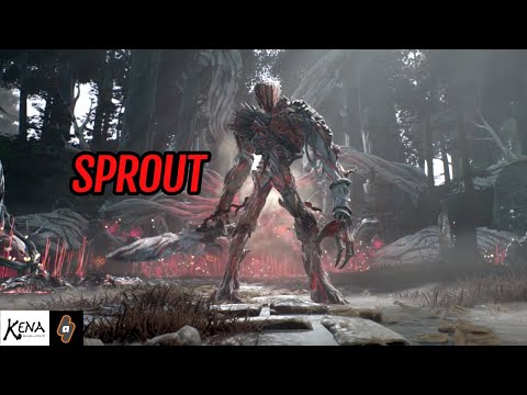 1st Mini-Boss Fight: Sprout - Expert Spirit Guide Difficulty | Kena Bridge of Spirits