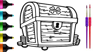 Draw a Treasure Chest: Fun Step-by-Step Tutorial for Kids 🎨💰🏴☠️