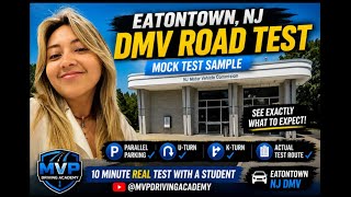 Eatontown NJ DMV Road Test Mock Exam | Real Test Route & What to Expect
