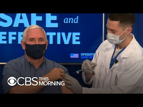 Vice President Pence, second lady get COVID-19 vaccine on live TV