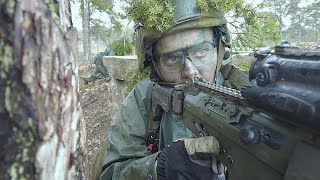 In the muddy woodlands of a Baltic island, Sweden’s soldiers are getting ready for Russian attack