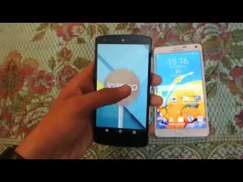 Nexus 5 Android 5.0 Lollipop vs Galaxy Note 4 Android 4.4.4 Which is Faster?