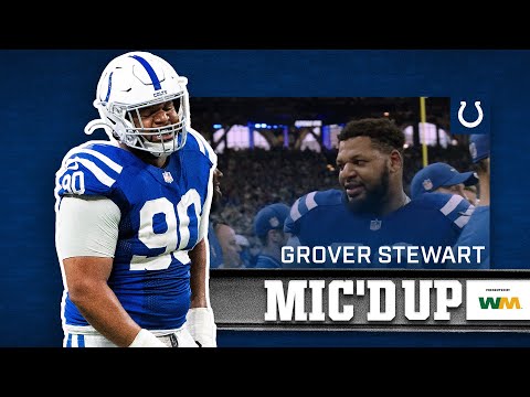DT Grover Stewart Mic'd Up Week 8 vs. Washington Commanders