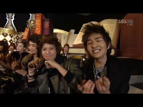 091229 SBS Song Festival SHINee Interview, Behind