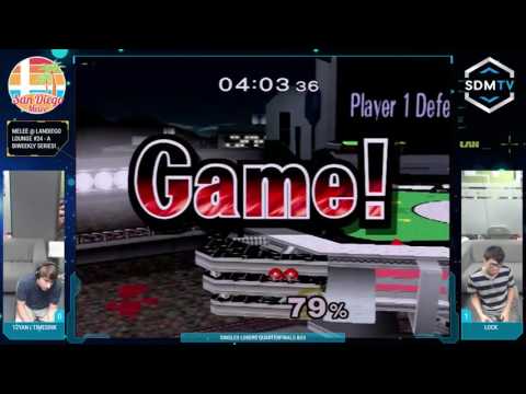 Melee @ LDL #24 - 12YAN | timesink vs. Lock - Singles LQF - Melee