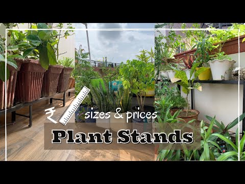 New plant stands for my terrace garden | Cost, size & quality