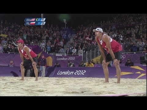 Men's Beach Volleyball Preliminary Round - USA v POL | London 2012 Olympics