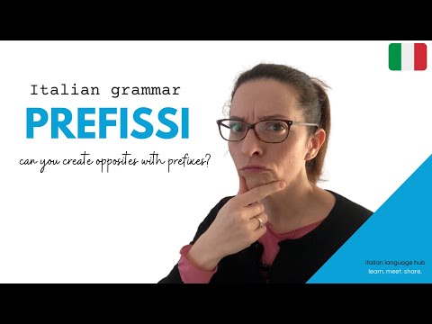 🇮🇹 Learn Italian opposite words by using Italian negative prefixes IN - IM - IRR - ILL - A - DIS - S
