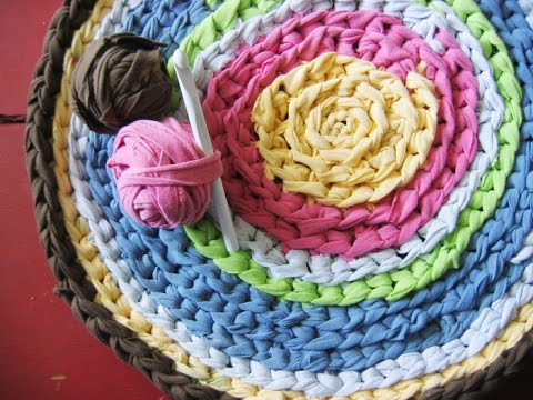 ПЛЕТЕНЫЕ КОВРИКИ на пол своими руками