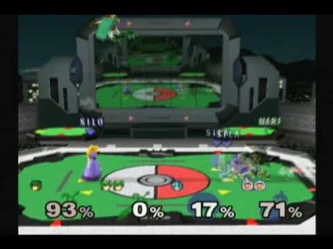 Dopple (Marth) & Natsu (Roy) Vs. Fly (Ice Climbers) & MacD (Peach) 1&2.avi