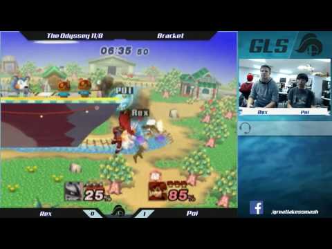 The Odyssey 11/8 - Rex (Ike/Lucario/Ness) vs. Poi (Ganondorf/Roy/Bowser)