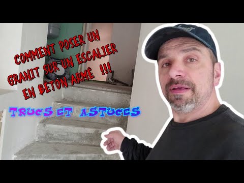 How to install granite on a reinforced concrete staircase! Tips and tricks