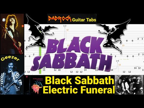 Electric Funeral - Black Sabbath - Guitar + Bass TABS Lesson
