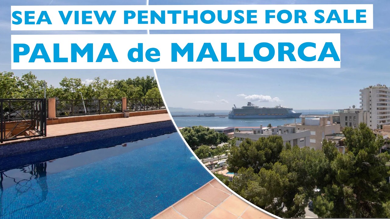 Penthouse mit Meerblick und großzügiger Terrasse am Paseo Marítimo in Palma