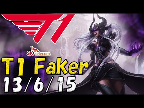 T1 Faker シンドラ(Syndra) VS オリアナ(Orianna) MID patch 13.10 EUW RANK