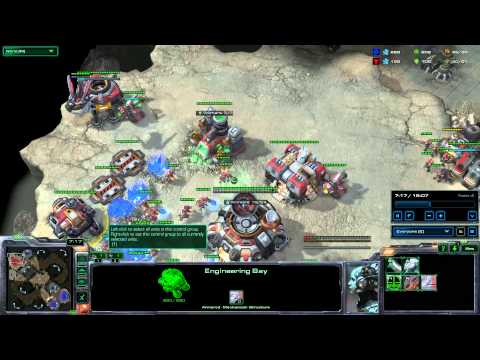 Starcraft 2 - Terran How To - Easy Gold Build Order - Raven Rush Guide!