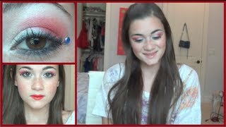 4th of July Makeup Look!