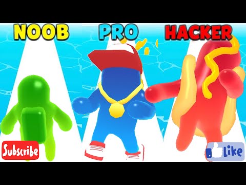 NOOB vs PRO vs HACKER In Join Blob Clash #joinblobclash #joinblobclash3d#mrgames