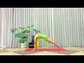 Increase Flexible Posture With Light Flow Yoga In Pantyhose