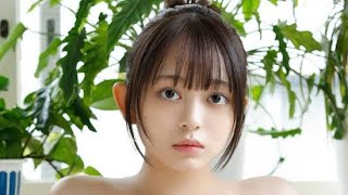 ＜蓬莱舞＞透明感抜群の18歳美少女　デジタル写真集「瑞々しい輝き」　レモン柄水着　入浴も..