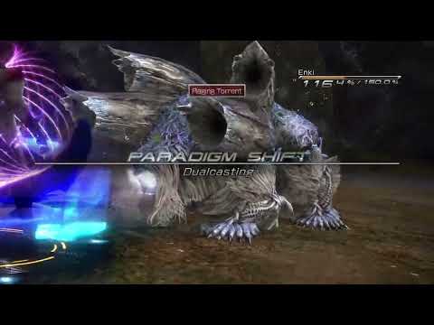 FINAL FANTASY XIII CHAPTER 6 OERBA DIA VANILLE AND SAZH KATZROY VS ENKI & ENIL BOSS