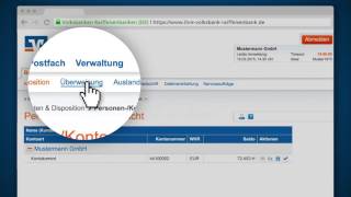 Volksbank Online Banking für Firmenkunden und Gewerbekunden @ Volksbank Weinheim eG