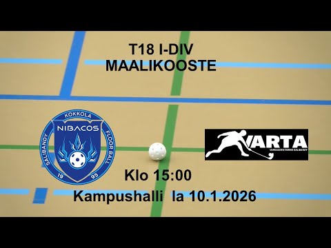 Maalikooste |T18 I-divari Nibacos vs VarTa 10.1.2026