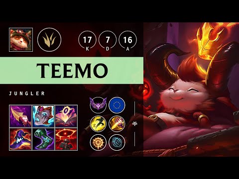 Teemo Jungle vs Viego: Legendary - EUW Master Patch 14.19