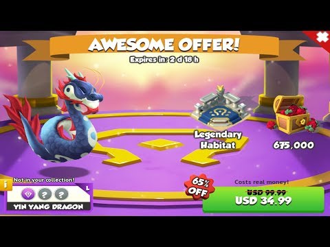 Awesome Offer! Yin Yang Dragon + Legendary Habitat | Dragon Mania Legends | Part 1046 HD