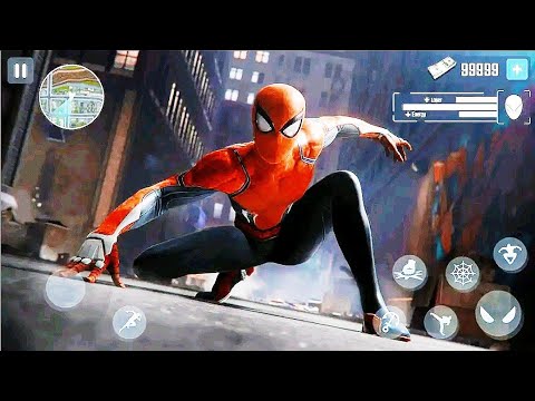 Spider boy San Andreas Crime City 2 - Spider Rope Hero - Venom mode - BLACK SPIDER STICKMAN