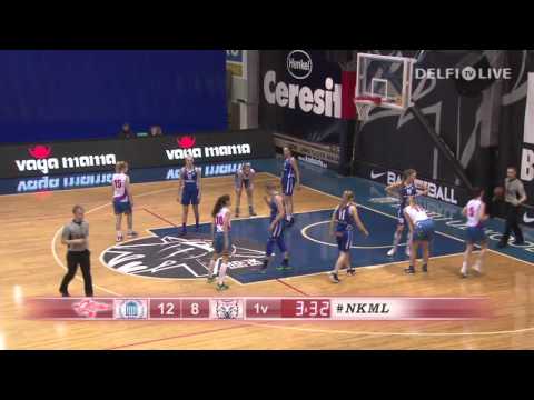 Tartu Ülikool/Kalev vs Audentese SG/Noortekoondis - Korvpalli naiste meistriliga pronks , 26.04.2016