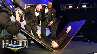 The Dudley Boyz put a stagehand through a table: WWE Hall of Fame 2018 (WWE Network Exclusive)