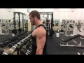 Teen Bodybuilder Shoulder/Tricep Workout