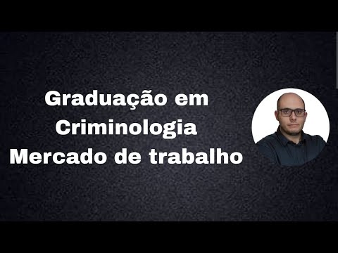 Criminology. Undergraduate studies. Course authorization and recognition. Job market.