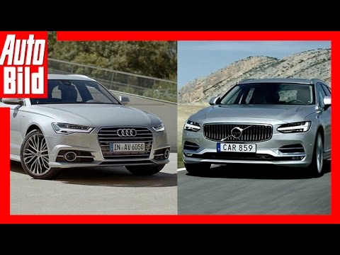 Volvo V90 vs Audi A6 Avant - Review/ Test/ Driving Report/ Sound
