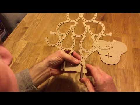 Lil’ Angel Laser Crafts - Horseshoe Tree