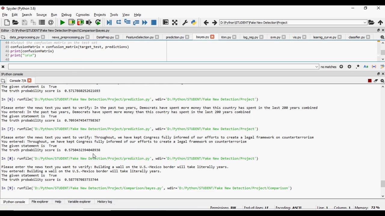 Fake News Detection Using Deep Learning Techniques in Python