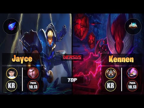ShowMaker JAYCE (Top) [Phase Rush] VS KENNEN - Challenger KR Patch 10.13