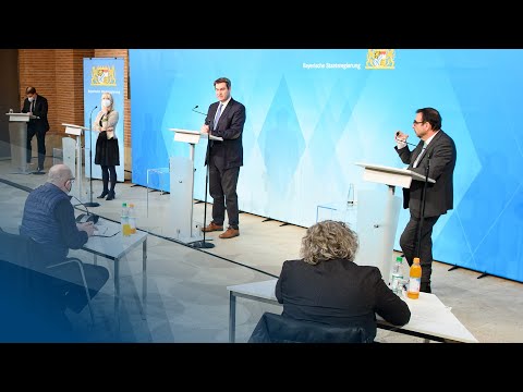 Pressekonferenz zur Corona-Pandemie (26. Januar 2021) - Bayern