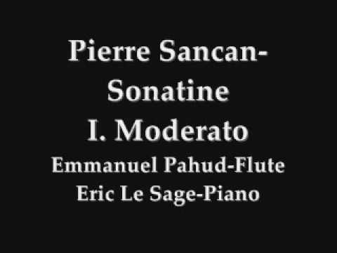 Pierre Sancan-Sonatine 1st mvt, Pahud-Flute